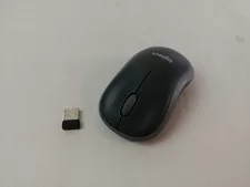 Logitech M185 Wireless USB 3 Button Standard Optical Mouse Gray - Used