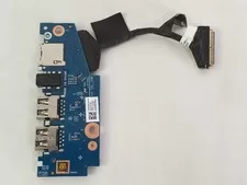 Dell Latitude 3320 Laptop USB SD Card Audio Power Button Board w/Cable CDR9Y - Used