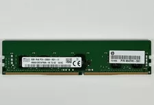 HP 864706-591 1x 8GB 1Rx8 PC4-2666V-R Reg RDIMM DDR4 ECC RAM Memory - Used