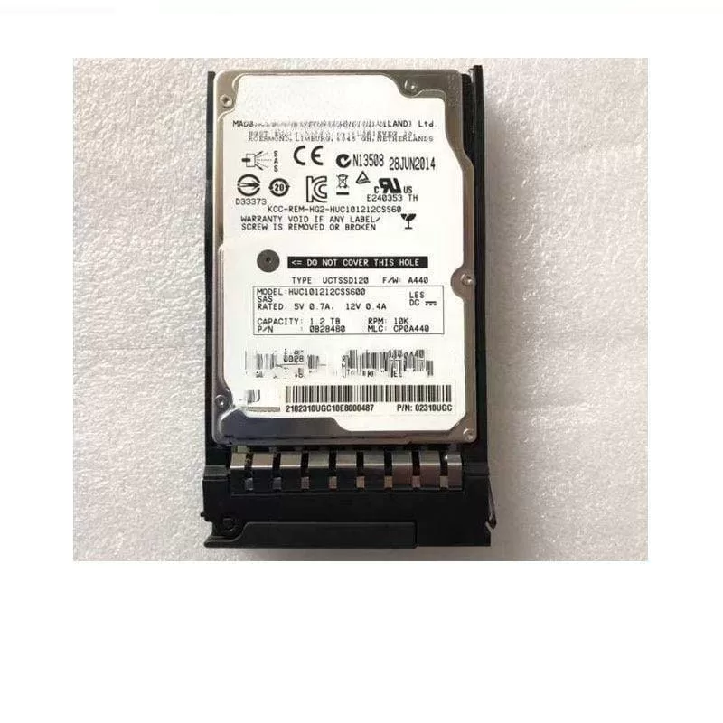 Huawei 02311HAN RH2288H V5 1.2TB 10K SAS 2.5" 12Gb/s Hard Drive
