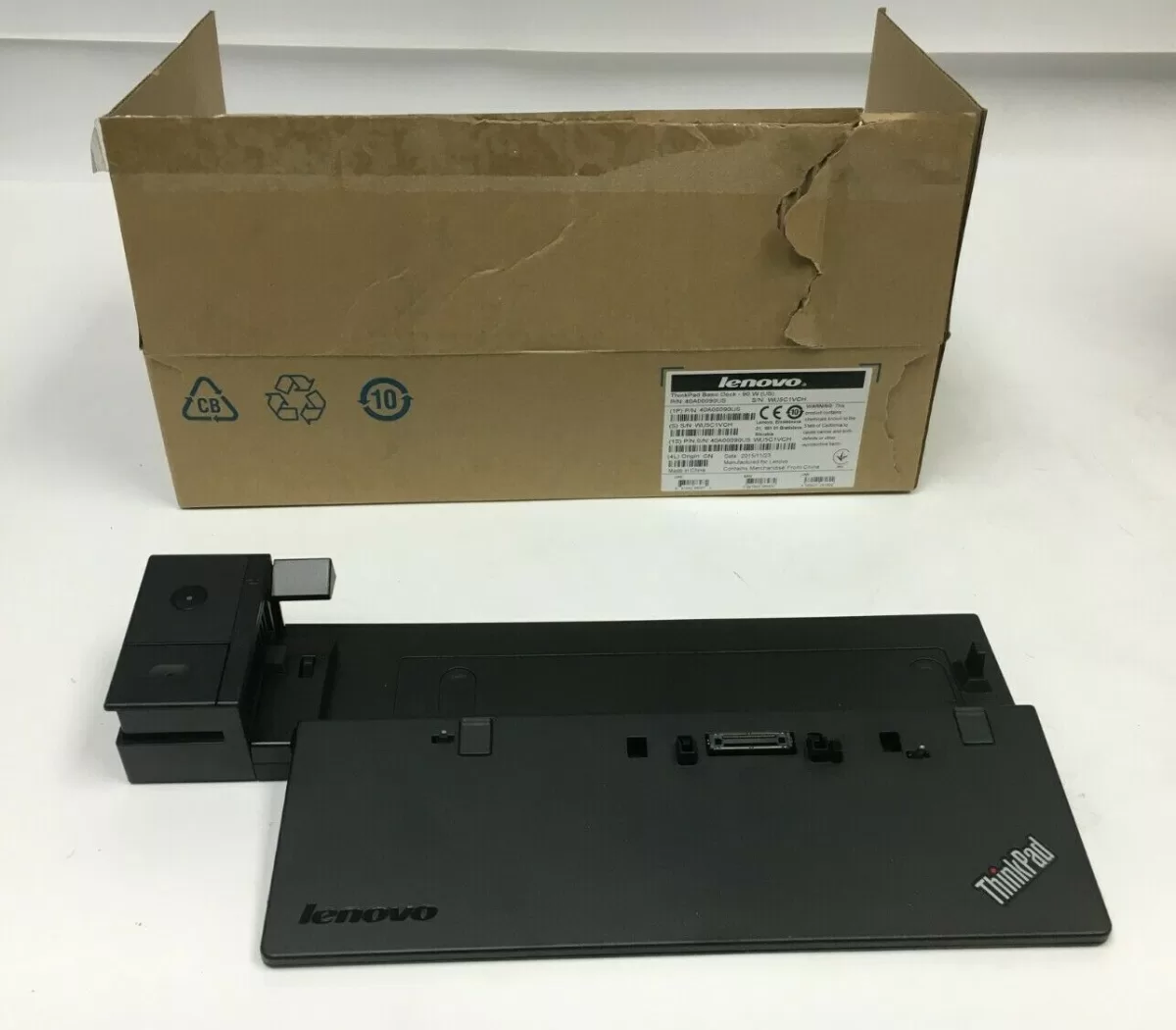 DOCKING STATION THINKPAD 90W 40A00090US L440 L460 L540 L560 P50 T440 T450 T460; T540 T550 T560 W550 X250 X260