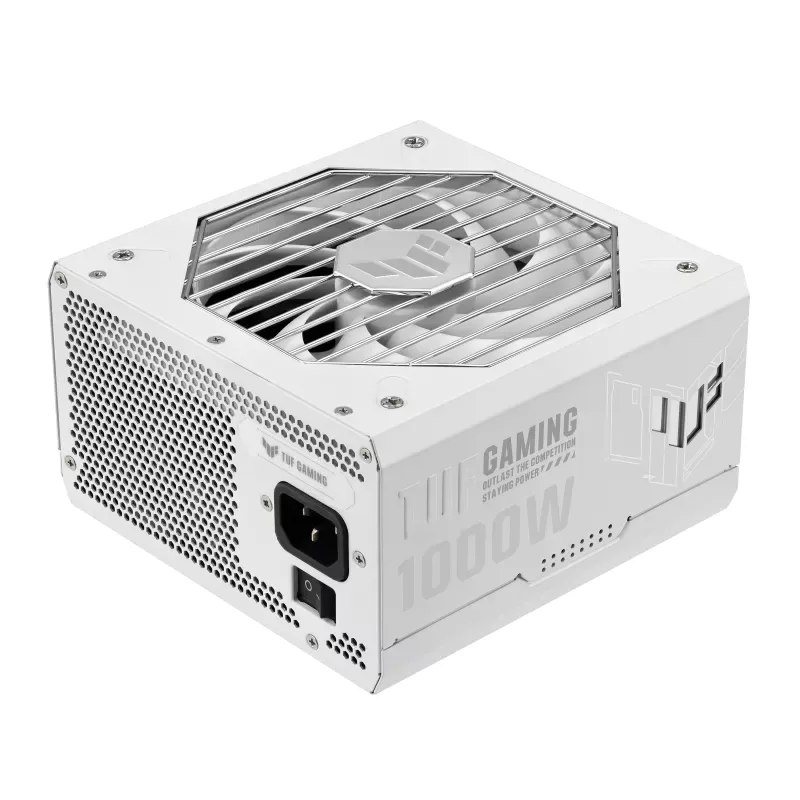 Fuente de alimentación ASUS TUF Gaming 1000W Gold White Edition, 80 PLUS Gold, Formato ATX
