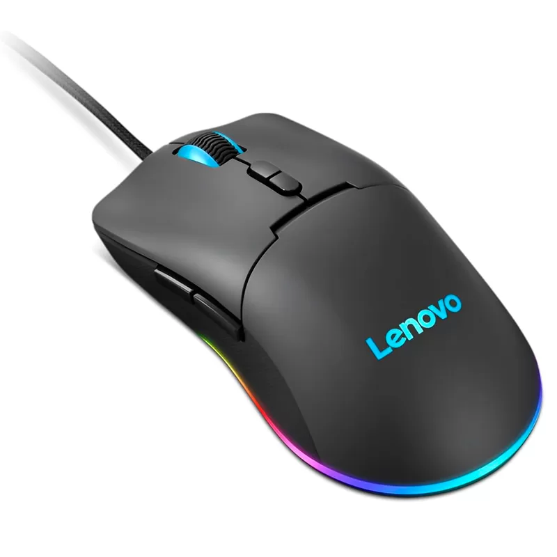Mouse Lenovo M210 RGB Gaming, Interfaz USB, Sensor Optico PAW3333 de hasta 8000 DPI