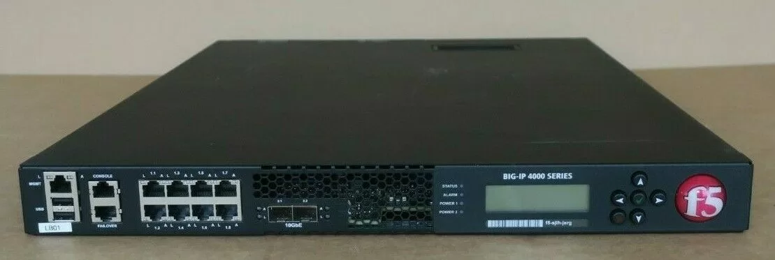 F5 BIG-IP 4000 Series 8-Port 1GE Local Traffic Manager F5-BIG-LTM-4000S  Balanceo de Enlaces y Comunicaciones Usado Garantia 12 Meses