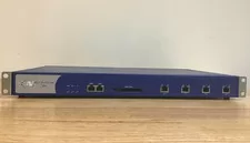 Juniper NetScreen-204 Firewall VPN 4x 10/100 BASE-T RJ45 375 Mbps L2 L3 NAT BGP - Used