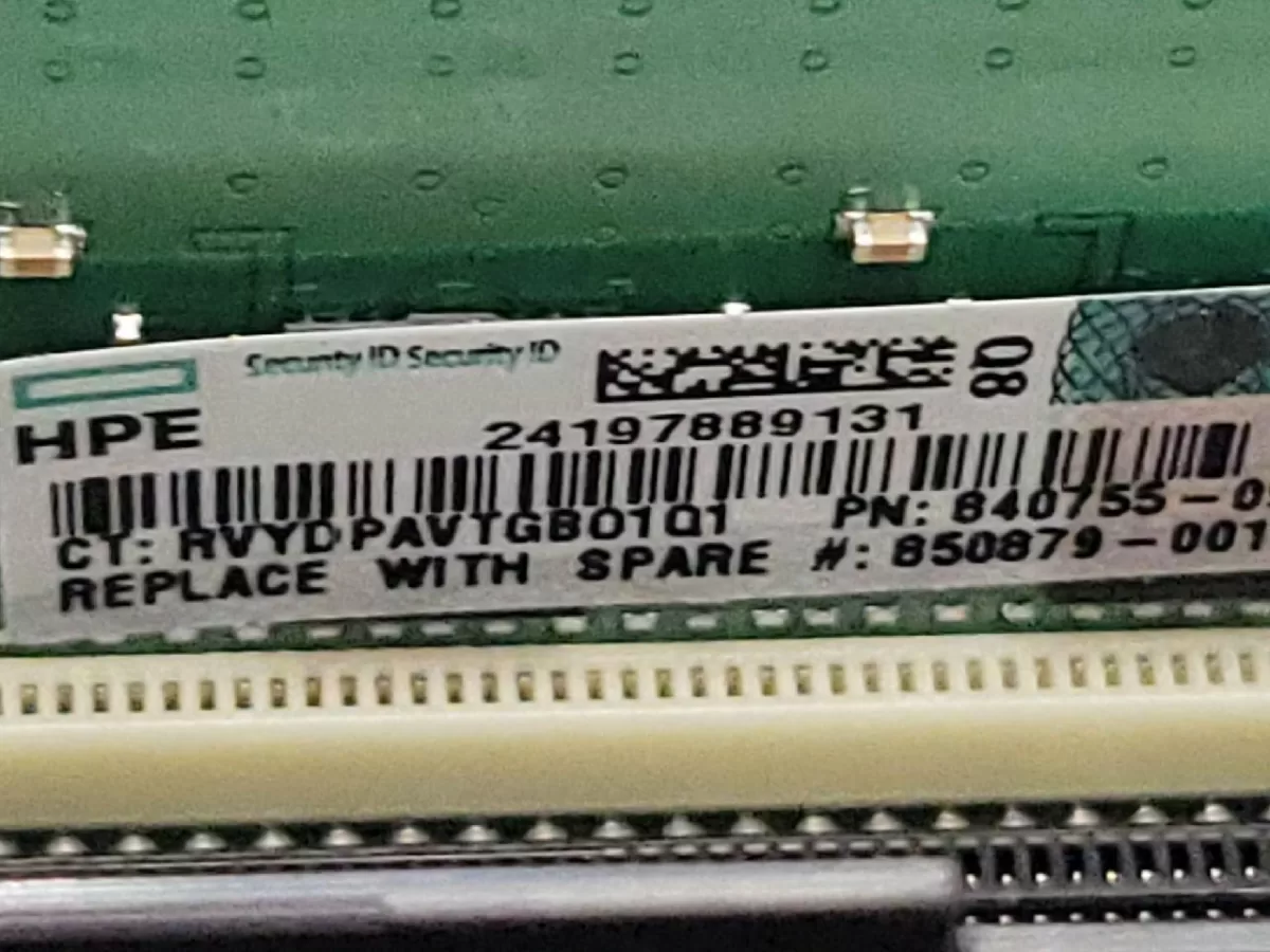 Memoria HPE 8GB 1Rx8 PC4-2666V DDR4 ECC Smart Memory 840755-091 850879-001 Retirado de Equipo Garantia 12 Meses