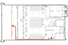 HPE ProLiant DL360 Gen11 Cable P43732-001 P56476-001 U.3 x1 Backplane to Mobo - Open box