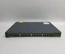 Cisco Catalyst 2960 WS-C2960-48PST-L 48 Port Fast PoE Ethernet Switch - Used