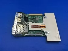 NWMNX Dell Broadcom 57412 2x 1G RJ45 2x 10G SFP+ RAID Network Daughter Card - Used