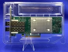 QLOGIC/DELL QLE2742 32GB FC 2P PCIE HBA ADAPTER QLE2742-DELL 0T3TK5 05H4YH - Used