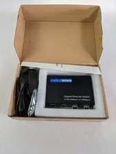 New CABLERACK JBX18245 Gigabit Media Converter Multimode to Singlemode - New