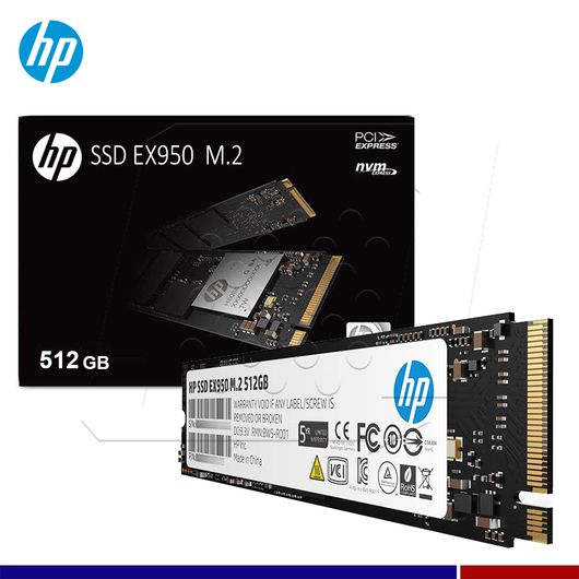 HP Hewlett Packard EX950 Disque Dur Interne SSD 2TB 5MS24AA#ABB M.2 L: 3500MB/s S: 290MB/s Pas Cher