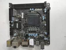 MSI B85I Intel LGA 1150 DDR3 Desktop Motherboard - Used