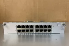 HPE FlexNetwork 16 Port Enhanced Async Serial HMIM Module JG445-61001 Enh JG445A - Used
