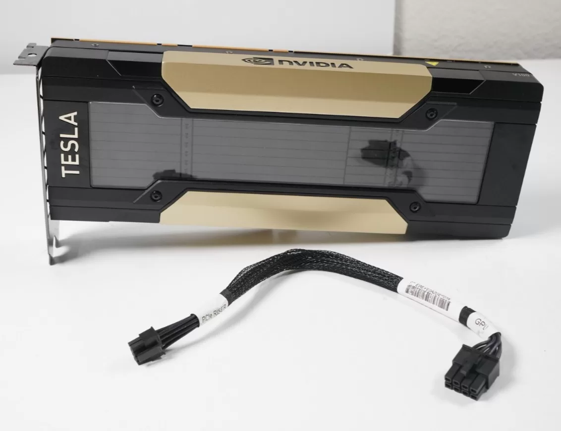 NVIDIA HP Tesla V100 32GB PCIe HBM2 Data Center AI GPU PG500-216 Passive - Very Good - Refurbished