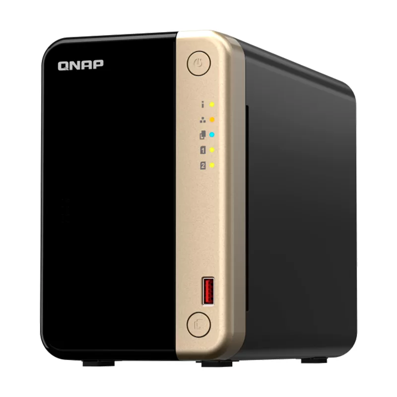 Servidor NAS QNAP TS-264-8G, Celeron N5095 4C / 2.9GHz, 8GB RAM, Bahias: 2 x 3.5" SATA