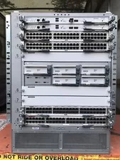 Cisco Nexus N7K-C7009 Chassis No SUPs No Switch Modules 2x AC-7.5KW 5x FAB-2 F2e - Used