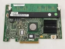 Dell PowerEdge PERC 5i TU005 PCI Express x8 SAS RAID Controller Card - Used