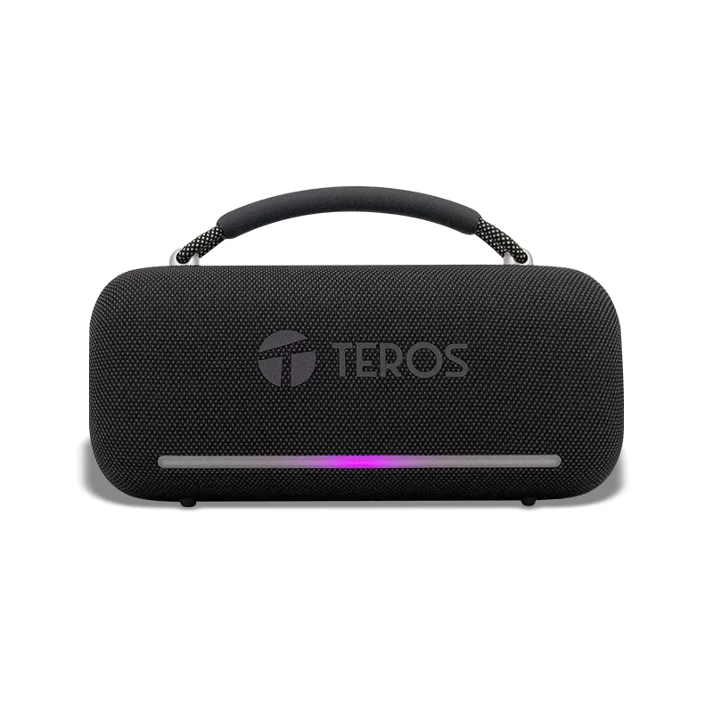 Parlante Inalámbrico Teros Vibe 6049, 60W, BT 5.3, 4000 MAH, USB, Luces LED, Negro