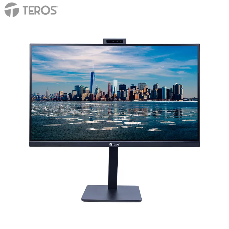 Monitor plano TEROS TE-2720CS, 23.8" QHD IPS, 144Hz, 1ms, HDMI, DP, Cámara, Micrófono