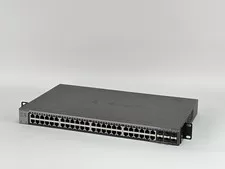 NETGEAR ProSafe GS752TS Switch 48x 10/100/1000 Gigabit ports 1U 4x SFP Stacking - Used