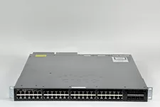Cisco Catalyst WS-C3650-48FD-L Switch Ethernet PoE+ 48x 1GbE 2x 10GE SFP+ 2x PSU - Used