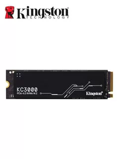 Unidad en estado solido Kingston KC3000, 1024GB, M.2 2280 PCIe Gen 4.0 NVMe Velocidad de escritura 6000 MB/s, Velocidad de lectura 7000 MB/s, Controlador Phison E18, NAND TLC 3D.