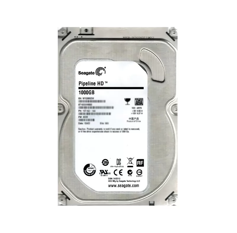 Disco duro Seagate Pipeline HD, 1TB, SATA 6.0 Gb/s, 5900 RPM, 3.5, PULL.