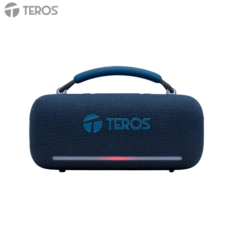 Parlante Inalámbrico Teros Vibe VB-6049BL, 60W, BT 5.3, 4000 MAH, USB, Luces LED, Azul