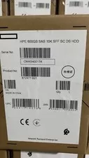 HPE 872477-B21 872736-001 600GB 12G SAS 10K ENT 2.5" SFF SC DS HDD Hard Drive - New