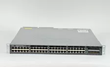 Cisco Catalyst WS-C3650-48FS-L Ethernet PoE+ Switch 48x 1GbE RJ45 4x SFP 2x PSU - Used
