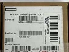 HPE P26256-B21 Broadcom 57412 10Gbe 2 port SFP+ Adapter NIC 2P 10G SFP OCP OCP3 - Open box