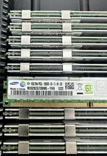 IBM Samsung VLP 1x 16GB 2Rx4 PC3L-10600R DDR3 1333 MHz 1.35V ECC Reg Memory RAM - Used