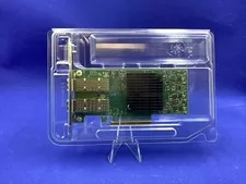 Both Brackets MCX4121A-XCAT Mellanox ConnectX-4 Lx EN 10GbE Network Card - Used