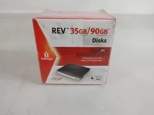 New Iomega REV 35GB/90GB Iomega Removable Hard Disks 4 Pack - New