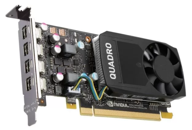 Tarjeta de Video Nvidia Quadro P600 2GB GDDR5 (Mini DPx4) Video 9460M - A pedido 20 dias