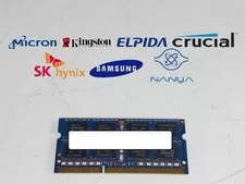 Major Brand 4 GB PC3-12800 (DDR3-1600) 2Rx8 DDR3 Laptop RAM - Used