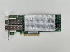 QLogic QLE2672 Dual Port 16Gbps Fibre Channel PCI-e Adapter FC 16G with SFP HBA - Used