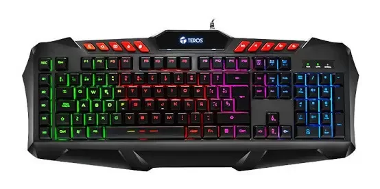 Teclado Gaming Iluminado Multimedia Teros Te-k650