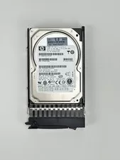 HP 72GB 10K 3 Gbps SAS Single Port SFF 2.5 Hard Drive 3G 376597-001 - Used