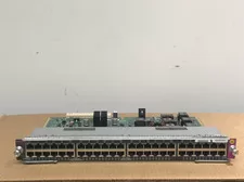 Cisco Catalyst WS-X4748-UPOE+E 4500-E Series UPoE Switch Line Card 1GbE 48 Ports - Used