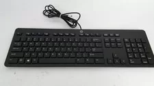 HP 803181-001 Business Black Slim Style Wired USB Keyboard - Used