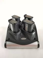 Symbol SAC9000-4000 MC9090/9190/92N0 charger and 4 batteries - Used