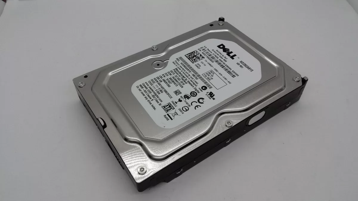Disco Duro Dell 250GB 7.2K RPM SATA 3Gbps 3.5" LFF 0H962F H962F WD2502ABYS Producto de Segundo Uso