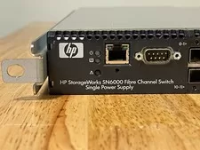 HP StorageWorks SN6000 Stackable 8Gb Fibre Channel Switch 20x SFP 4x XPAK No PSU - Used