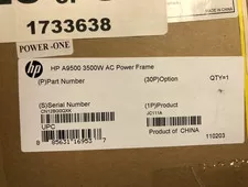 HP HPE JC111A 9500 A9500 S9500E Switch AC Power Frame 3500W 3.5kW w/ 1x 1800 PSU - New