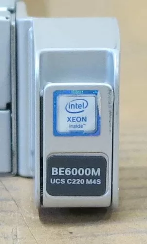 Servidor Cisco  BE6000M UCSC-C220-M4S 1U Rack Server E5-2630v3 2.4GHz 32GB RAM 6 Discos de 300GB SAS Equipo Usado Garantia 12 Meses