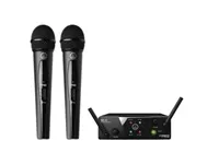 AKG WMS40 Mini 2 Microfonos Inalambricos VOCx2 US25 Negro