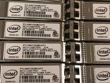Genuine Intel Dell 10Gb SFP+ Transceiver Module 850nm SR Short Range 300M LC-LC - Used