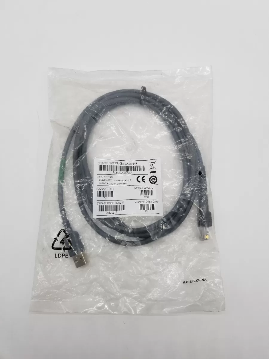 Cable USB 6 Pies para Scanner Symbol Barcode CBA-U01-S07ZAR
